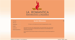 Desktop Screenshot of pizzeria-la-romantica.de